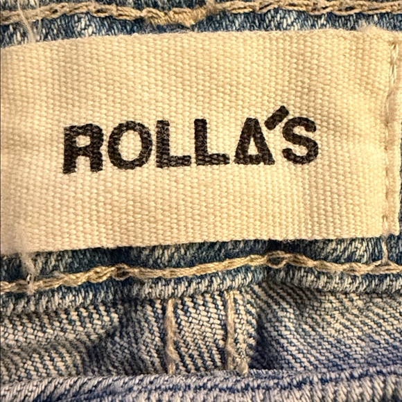 Rolla’s Eastcoast 70s Flare High Waist Organic Vintage Denim Jeans Size 25 - Picture 8 of 9